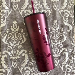 New Starbucks Plum Berry Rose Tumbler